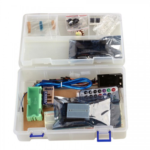 ATmega 328P Basic Kits for Arduino Starters ( White + Black + Green )