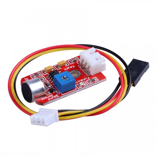 Sound Sensor Module Sound Intensity Detector for SCM Development Red 5pcs/lot