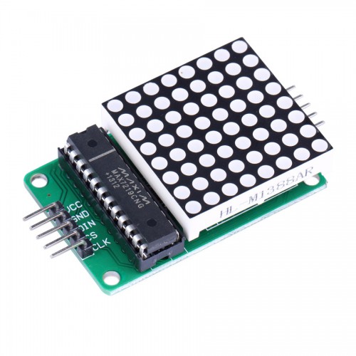 MAX7219 Red LED Dot Matrix Module MCU Control Module - Green + White 5pcs/lot
