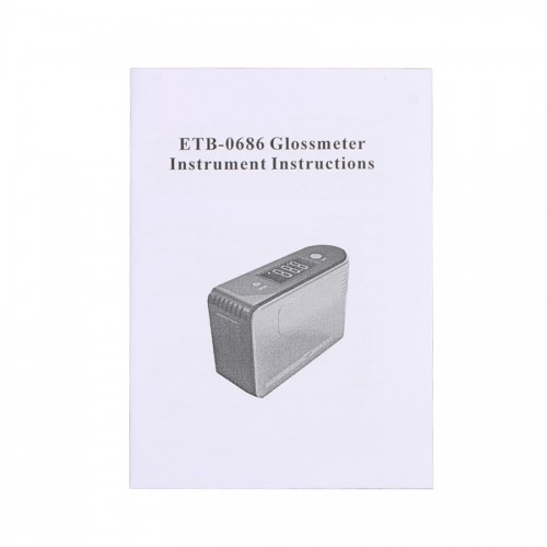 ETB-0686 Glossmeter Gloss Meter Tester 60º 200GU for Paint Granite Woodware Surface Test