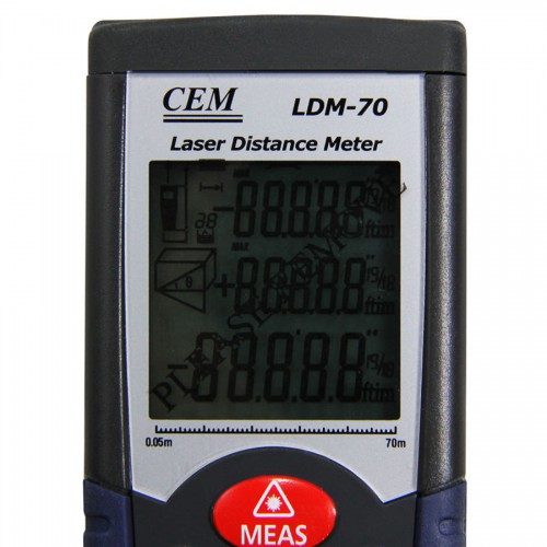 CEM LDM-70 Handheld Digital Laser Distance Meter Volume Test 70m Measuring