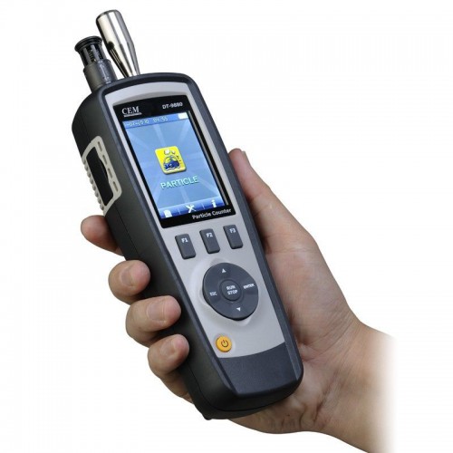 CEM DT-9880 6 Channel Particle Counter with TFT Camera -20.0ºC to 500.0º 4 in 1