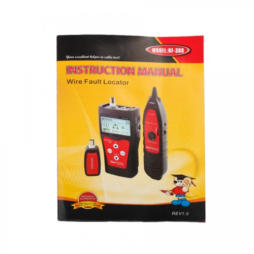 NF-300 LCD Display Telephone Network Error Cable Wire Tracker BNC tester Length Scanner without noise