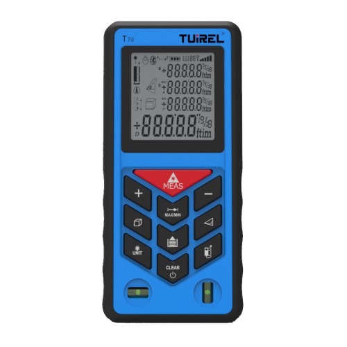 Free Shipping from US Warehouse! Tuirel T70 Handheld 70m/229ft/2755in Laser Distance Meter Range Finder Measure Instrument Diastimeter