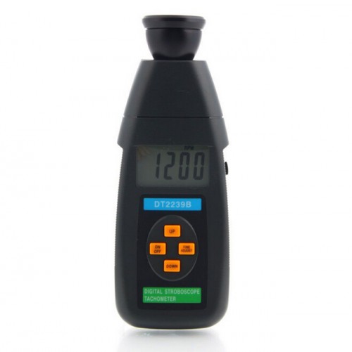 High Precision DT2239B Non-Contact Digital LCD Flashed Stroboscope 19999RPM Tachometer Tester