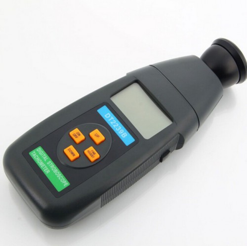 High Precision DT2239B Non-Contact Digital LCD Flashed Stroboscope 19999RPM Tachometer Tester