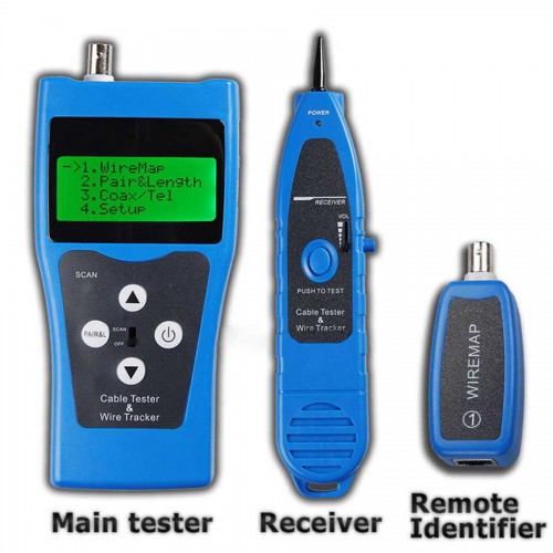 NF388 Network Ethernet LAN Phone Tester wire Tracker USB coaxial Cable 8 Far-end Jacks Free shipping from Australia
