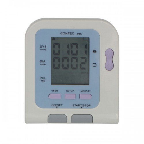 CONTEC08C Digital Blood Pressure Monitor + SPO2+free Software