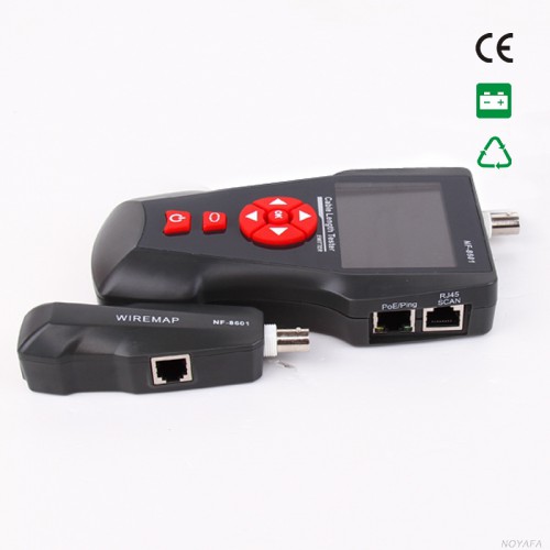 Original Noyafa NF-8601A Multi-functional Network Cable Tester LCD Cable length Tester Breakpoint Tester