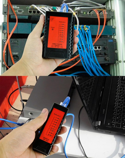 Noyafa Automatic Test RJ11& RJ45 Cable Tester NF-468
