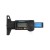 Black LCD Digital Tyre Tread Depth Gauge Dial Brake Shoe Pad Wear 0-25mm / 0-1"
