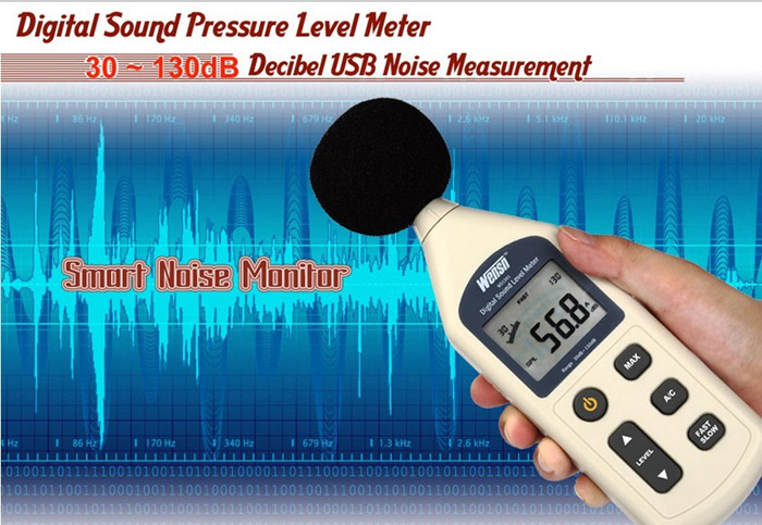 ws1361 digital sound lever meter tester
