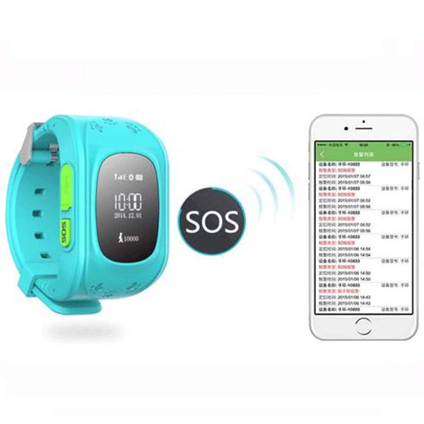 GSM Wrist Watch Phone LBS GPS Tracker Location Anti-lost SOS For children Kids