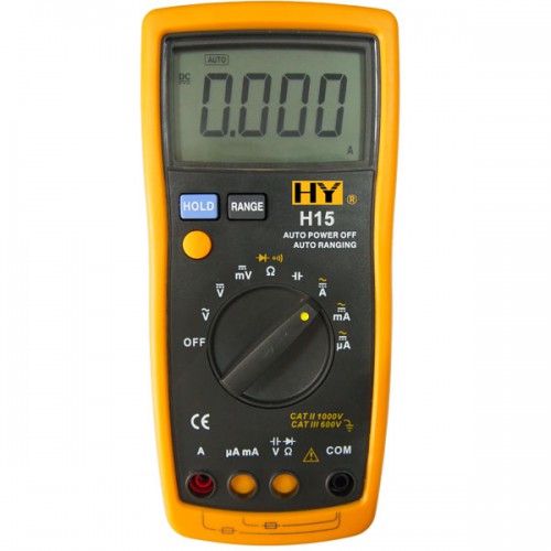 H15 3999 Counts Digital Multimeter Tester with 1000v Voltage