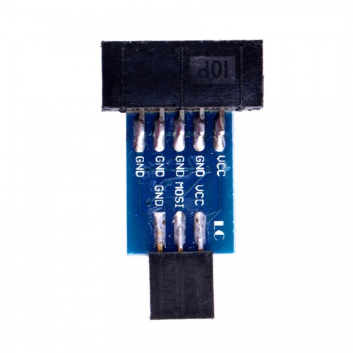 ATMEL ISP Programmer 10 Pin to 6 Pin Convertor ( Black Color ) 5pcs/lot