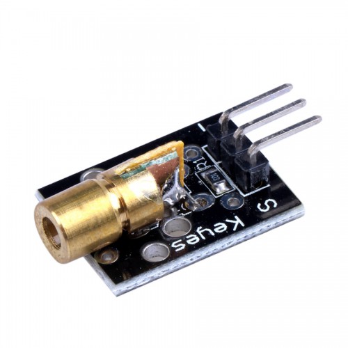 Arduino 5V 650nm PCB Laser Diode Module ( Black Color ) 5pcs/lot