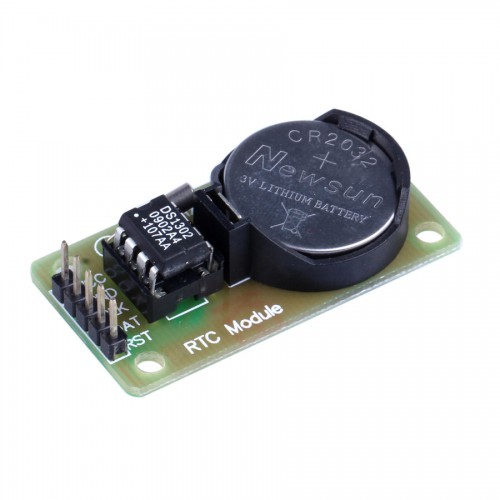 DS1302 Real Time Clock Module with CR2032 Button Cell ( Black + Green ) 10pcs/lot