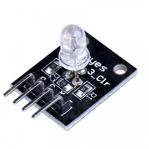 RGB 3-Color LED Module for Arduino ( Black Color ) 10pcs/lot