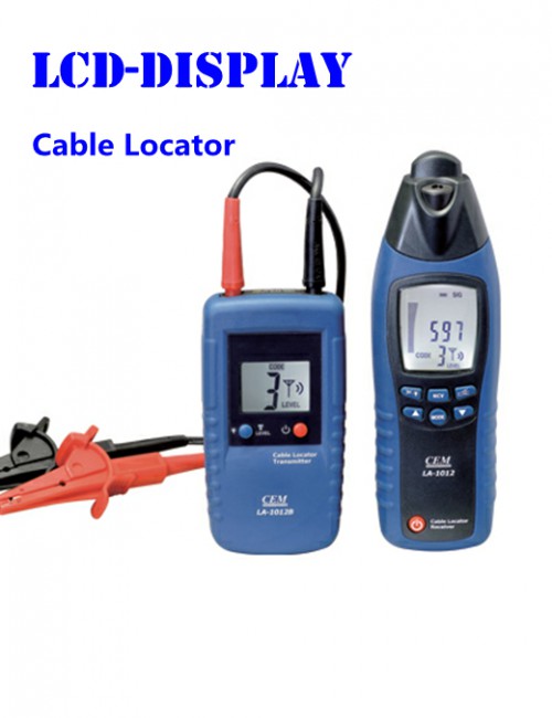 CEM LA-1012 General Mini Cable Locator Tester Meter with Transmitter, Wire finder in walls