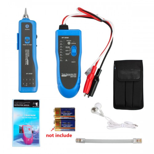 Lower Price NF806B Telephone Lan Network RJ11 RJ45 Tester Tracker Cable Wire Finder Tracer