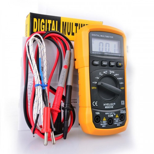 MS8233E LCD Digital Meter Multimeter AC DC Ammeter Voltage Multitester Tester