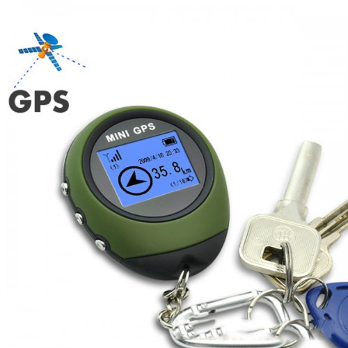 Mini GPS Navigation Receiver Outdoor Handheld Location Finder USB & Compas