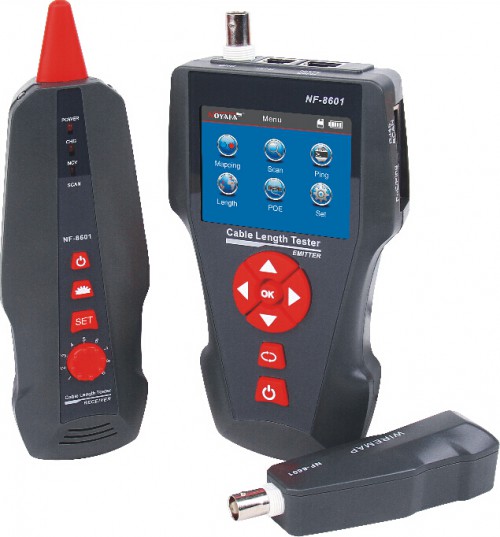 Original NOYAFA NF-8601 LAN Network Cable Tester Multifunctional Diagnose Tone Tracer BNC PING/POE RJ45 RJ11 Phone Wire Tracker