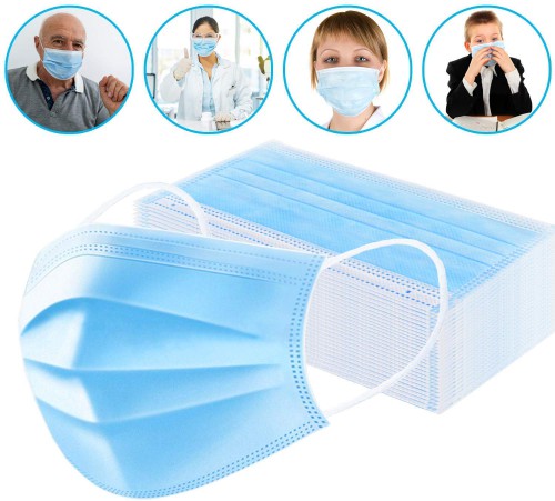 Disposable Medical Surgical Mask for Medical Dental Salon and Personal Health 50 Pcs