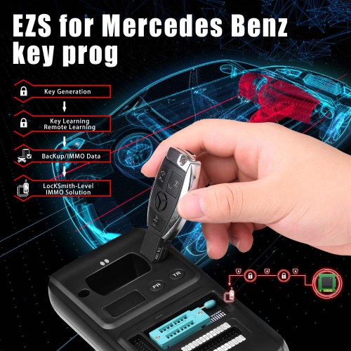 XTOOL KC501 Auto Key & Chip Programmer OBD2 read write MCU/EEPROM chips for X100 PAD3