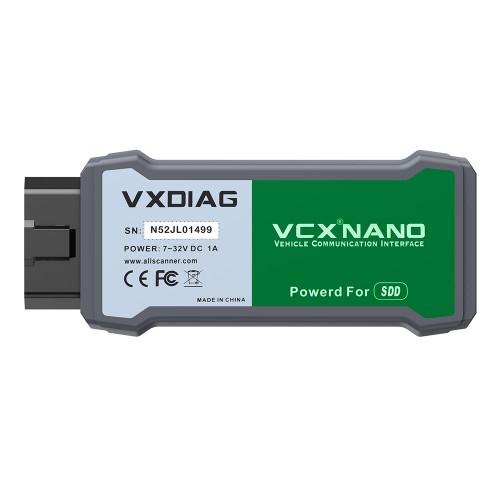 VXDIAG VCX NANO for Land Rover and Jaguar Software V141