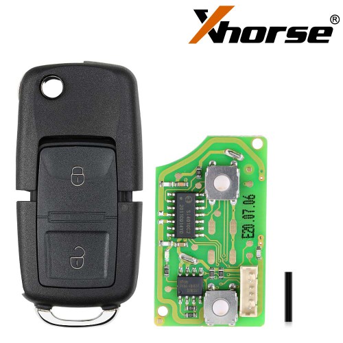 XHORSE XKB508EN Wire Universal Remote Key B5 Style 2 Buttons for VVDI Key Tool, VVDI2(English Version)