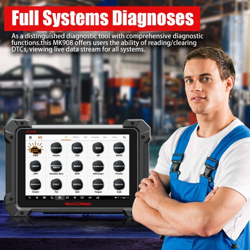 Autel MaxiCOM MK908 Scanner Diagnostic Tool Automotive Code Reader