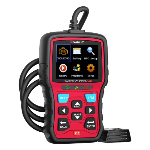 VIDENT iEasy310 Pro(Red) Enhanced OBD2 Automotive Scanner Professional OBDII Code Reader Engine Fault Scan Tool Car Diagnostic Tool