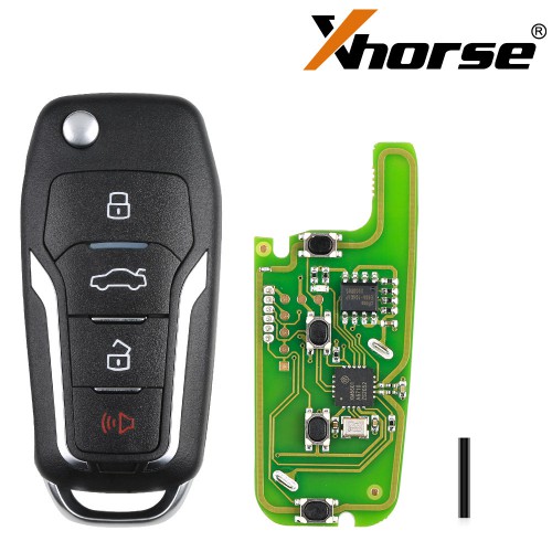Xhorse XKFO01EN X013 Series Universal Remote Key Fob 4 Button Ford Type