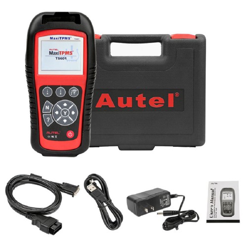 Autel MaxiTPMS TS601 TPMS Relearn Tool, Sensor Programming Tool, OBDII Code Reader, Active test for TPMS system, Advanced Version of TS401/TS501/TS408