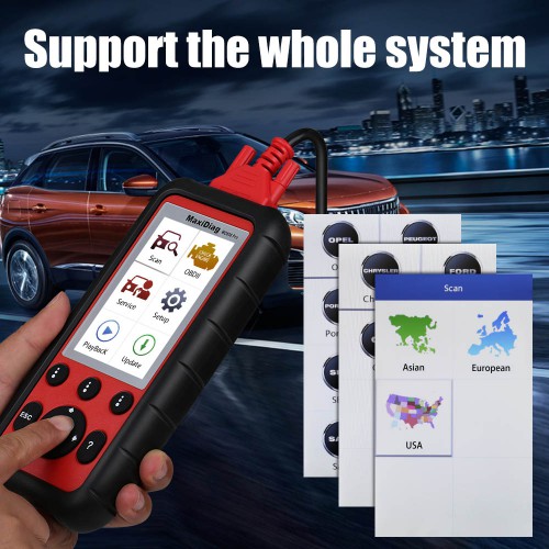 AUTEL MaxiDiag MD808 Pro OBD2 Full System Car Diagnostic Tool