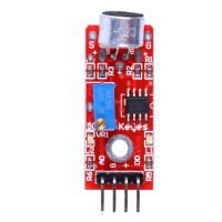 High Quality Arduino Microphone Sound Detection Sensor Module ( Red and Blue Color ) 5pcs/lot