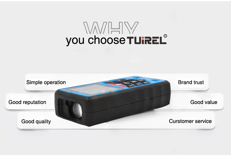 why to choose Tuirel T40 Handheld 40m/131ft/1574in Laser Distance Meter?