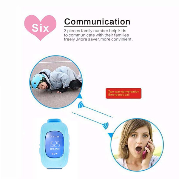 GSM Wrist Watch Phone LBS GPS Tracker Location Anti-lost SOS For children Kids