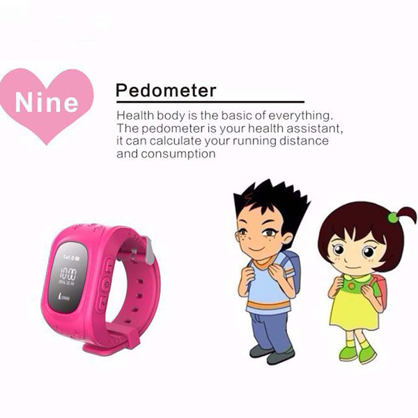 GSM Wrist Watch Phone LBS GPS Tracker Location Anti-lost SOS For children Kids