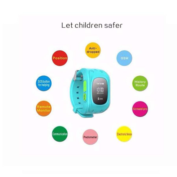 GSM Wrist Watch Phone LBS GPS Tracker Location Anti-lost SOS For children Kids