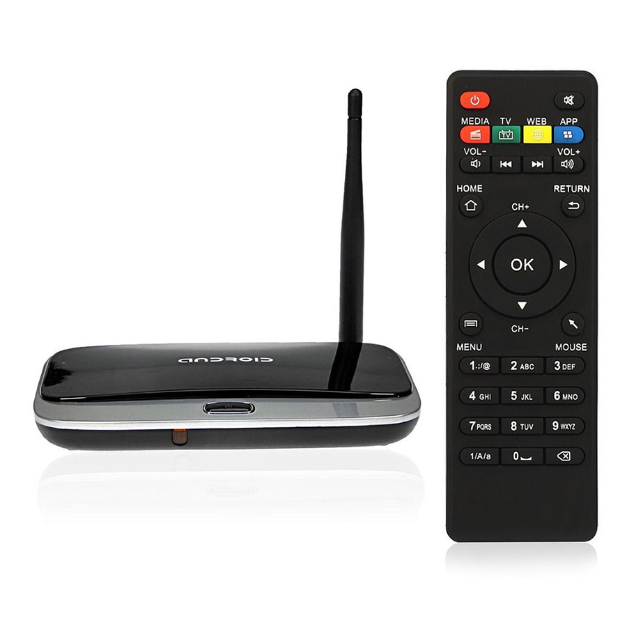 Smart TV Box WiFi Home Media Player HD Digital Con Mando A